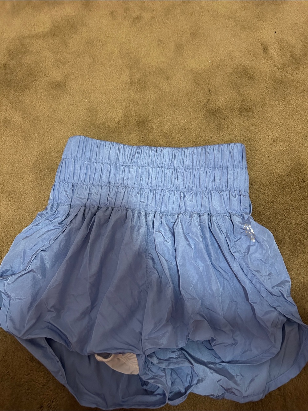 FP Movement by Free People Light Blue Pull-On Athletic Shorts